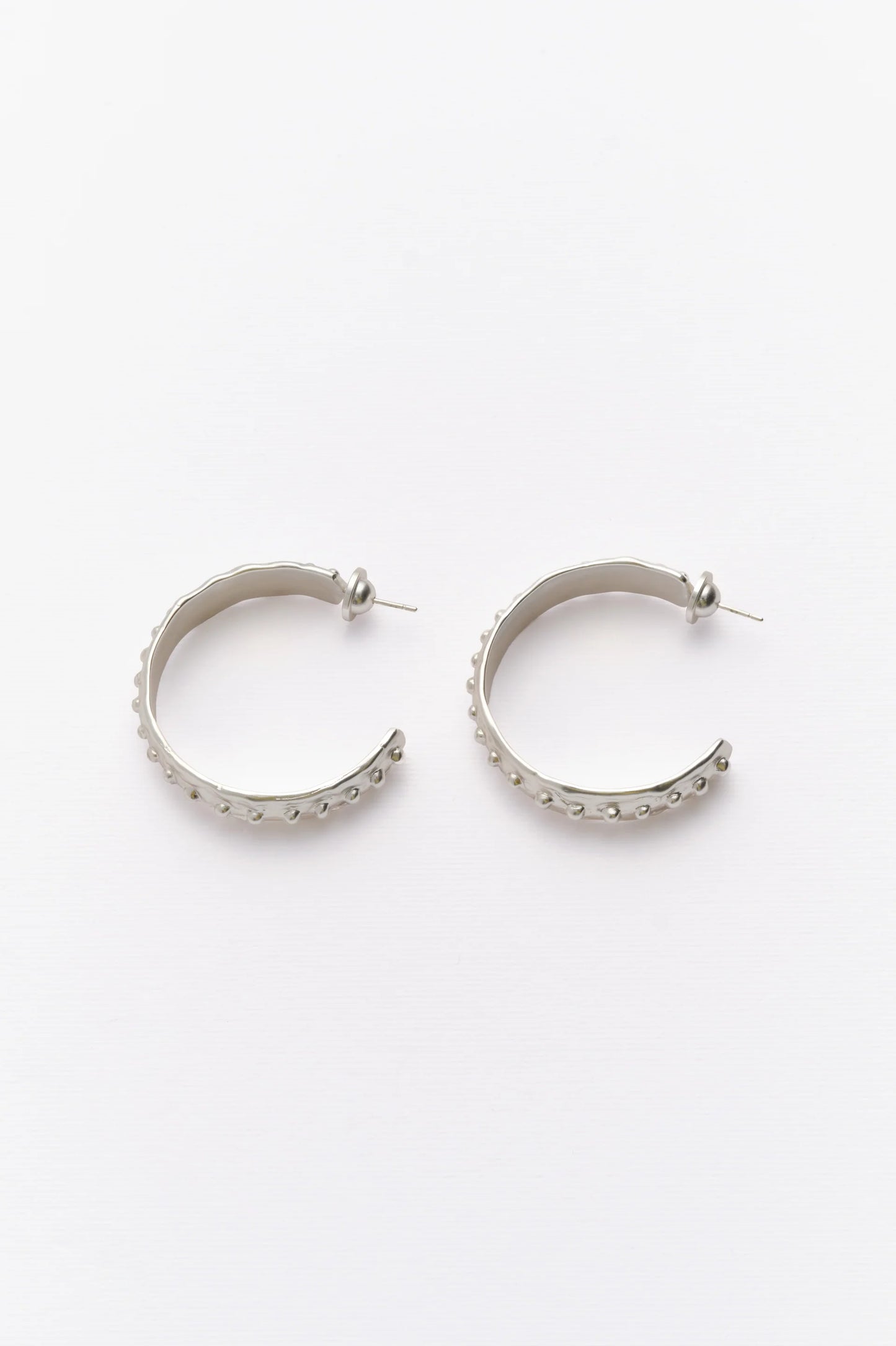 Orecchini Outerin Antique Hoop Silver
