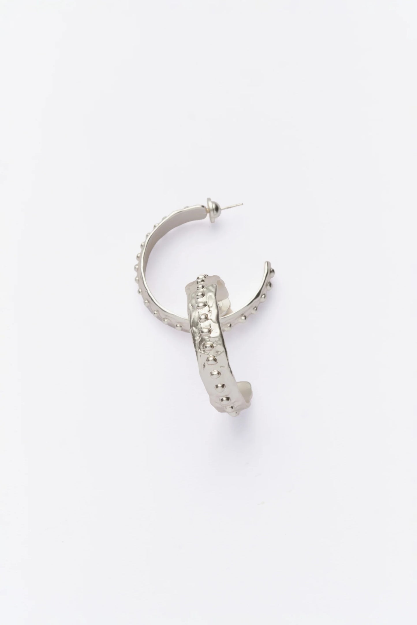 Orecchini Outerin Antique Hoop Silver