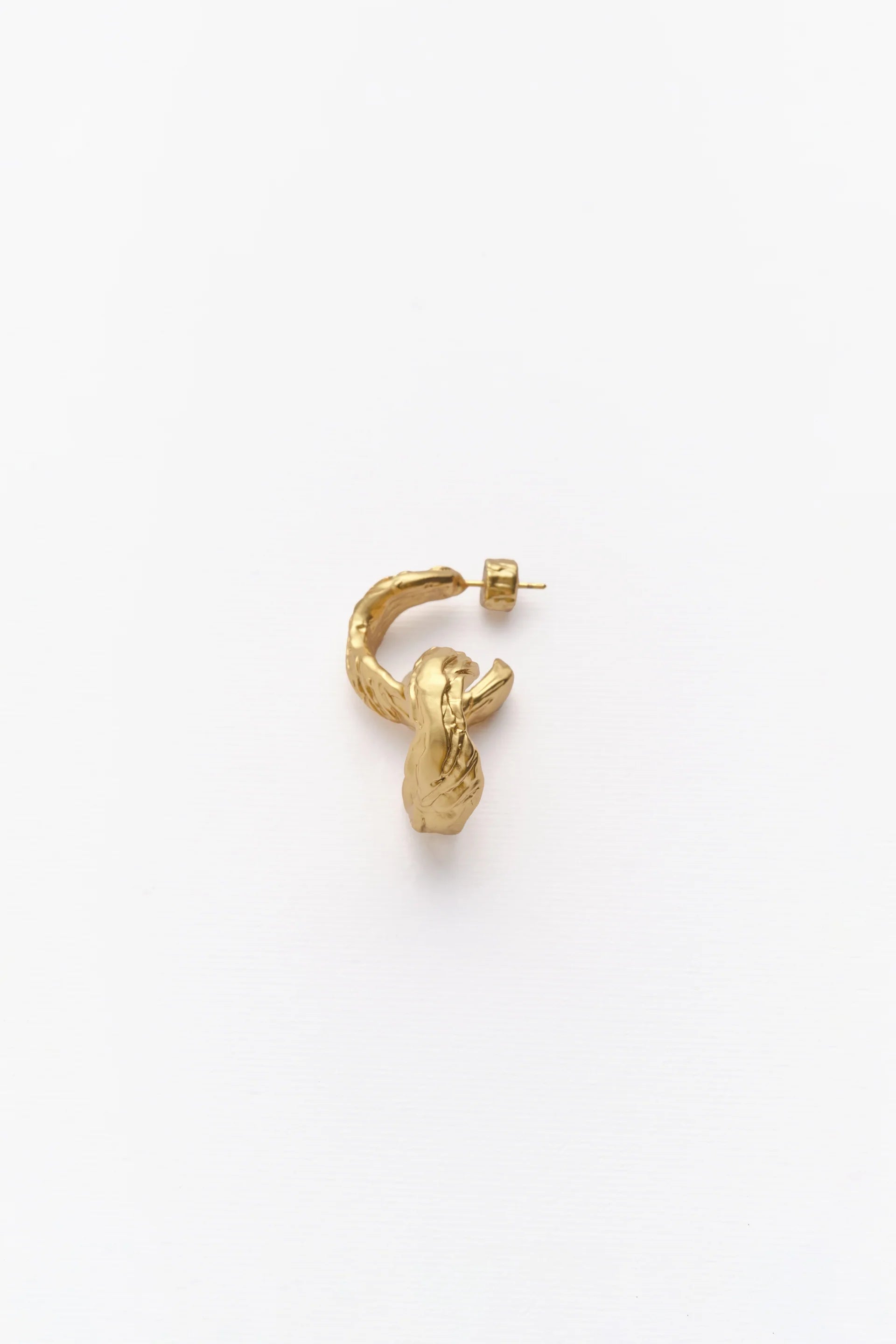 Orecchini Outerin Layered Earth Hoop Gold