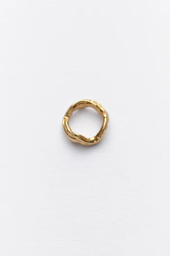 Anello Outerin Layered Earth Gold