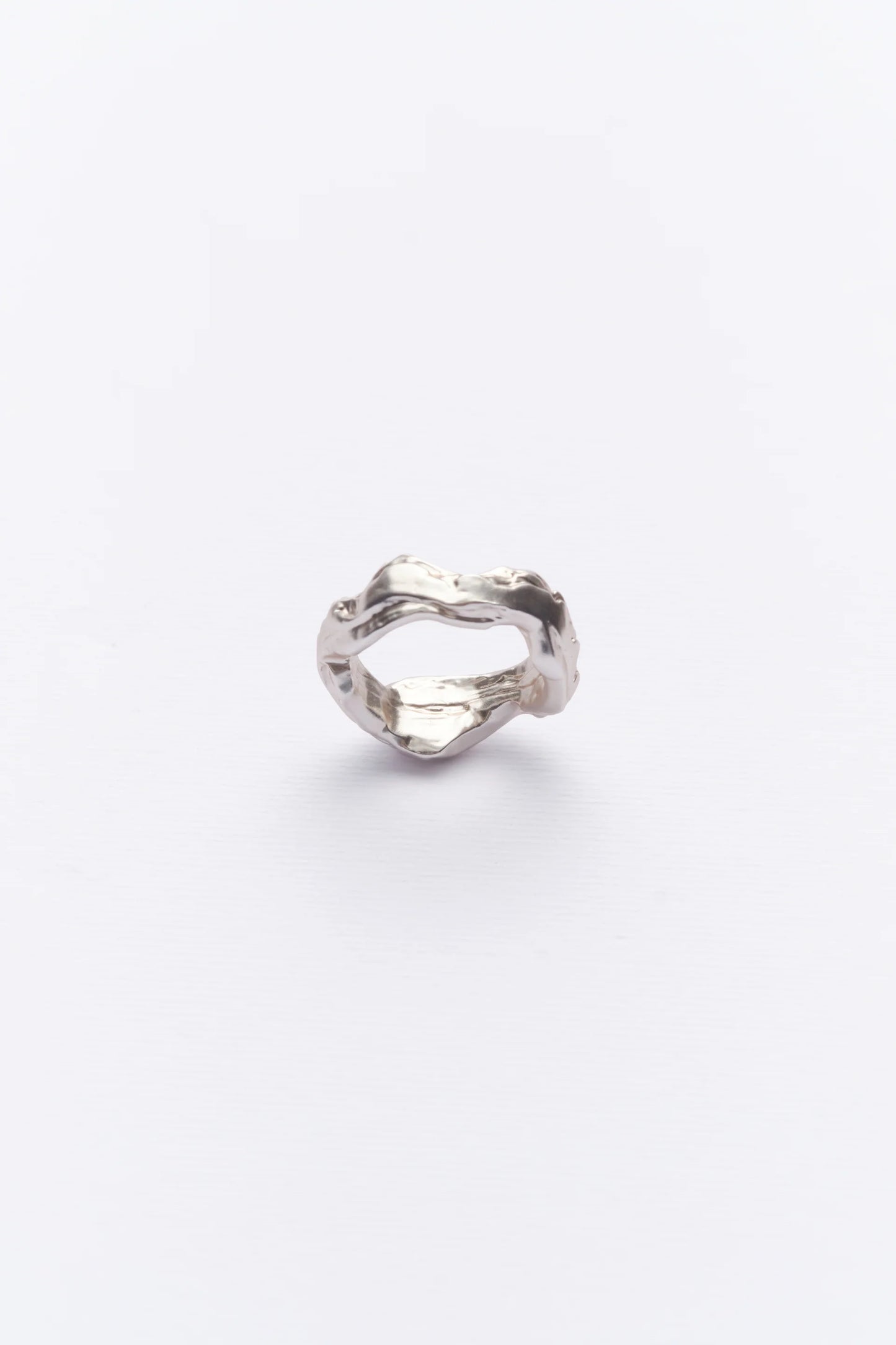 Anello Outerin Layered Earth Silver