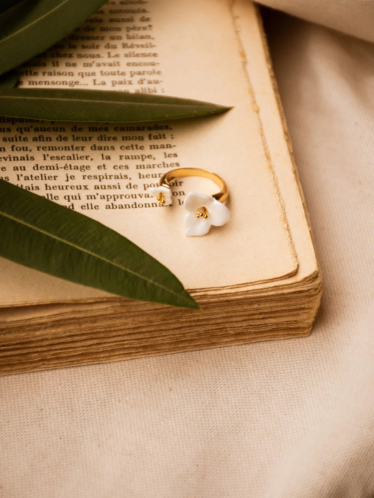 Anello Nach Face To Face White Bouganville