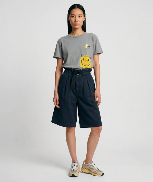 T-shirt Newtone Starlight Bullshit Grigio