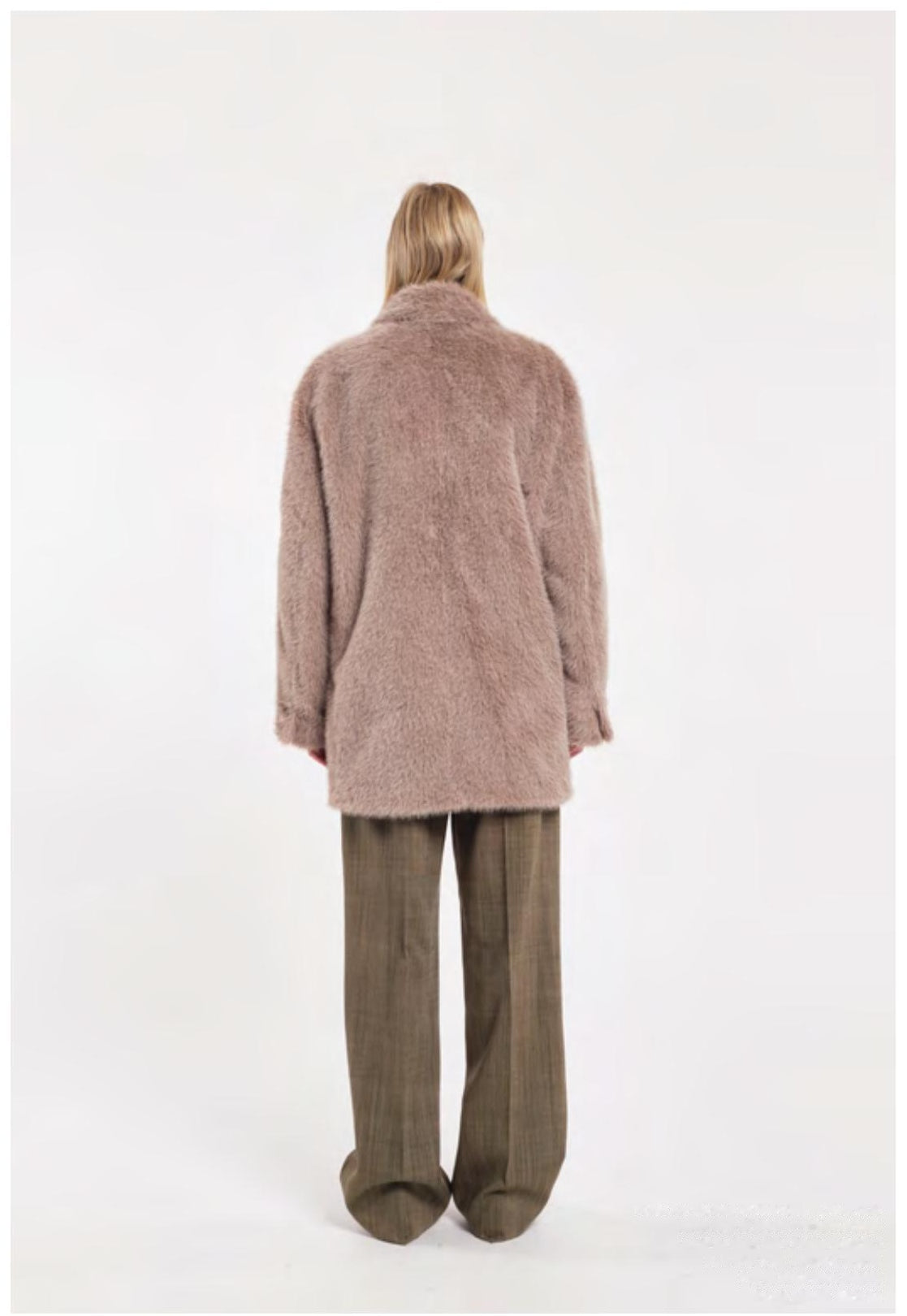 Giacca Tela Nomade pelliccia beige