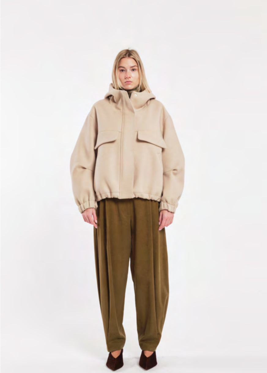 Giacca Tela Niki panno beige