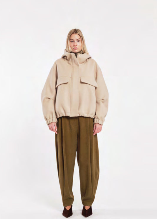 Giacca Tela Niki panno beige