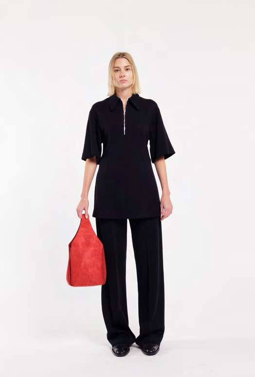 Borsa Tela Amica rosso