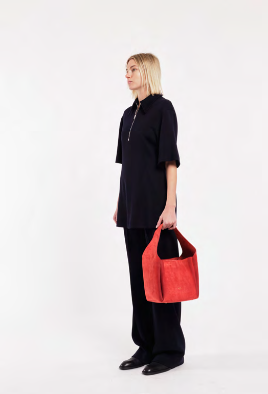 Borsa Tela Amica rosso