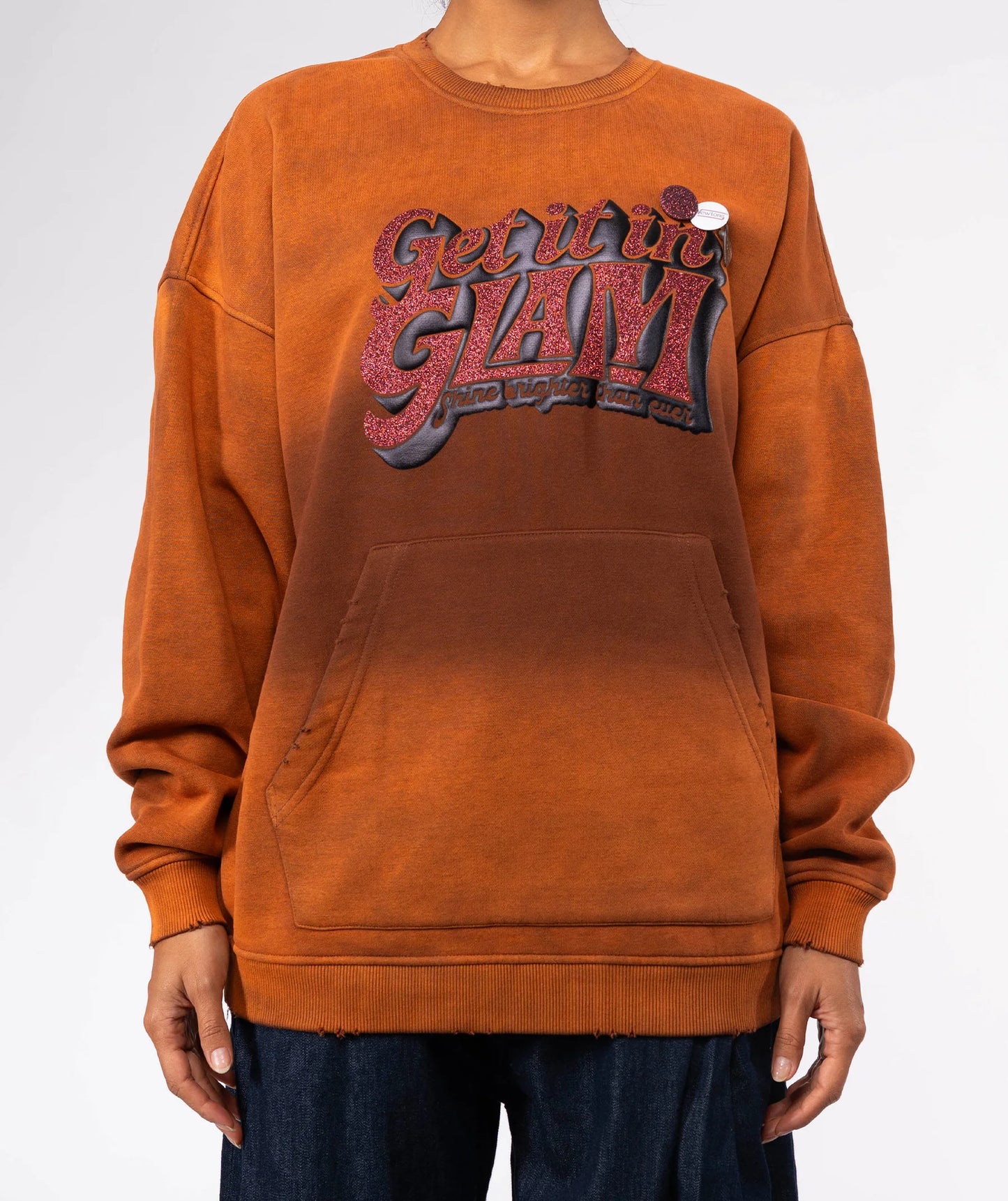 Felpa Newtone Brighter Piper vintage brown