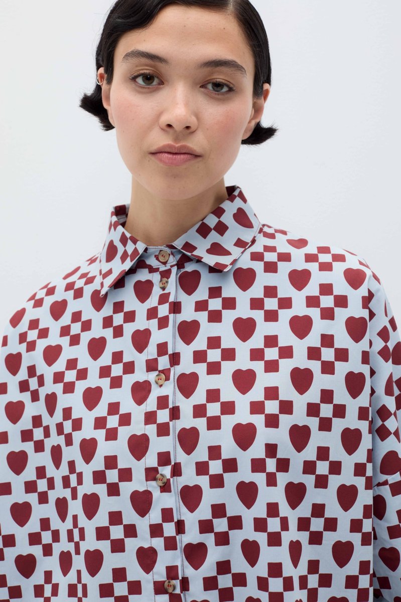 Camicia Rita Row Lucero Print